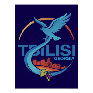 Póster Tbilisi Georgia Europa del Este