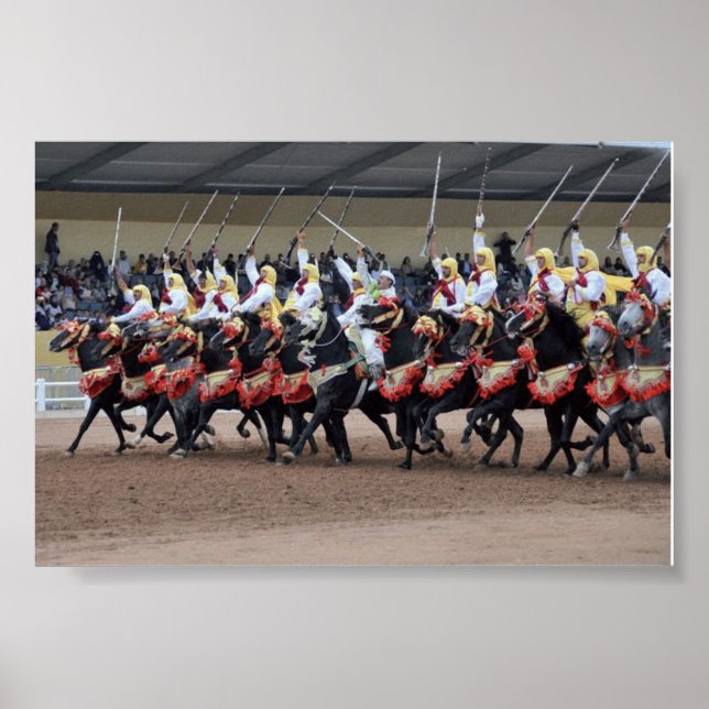 Póster Tbourida marroquí (Frente)