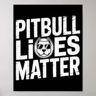 Póster Tbull Vive - Amante Ttie Amor Perro Dueño de Masco