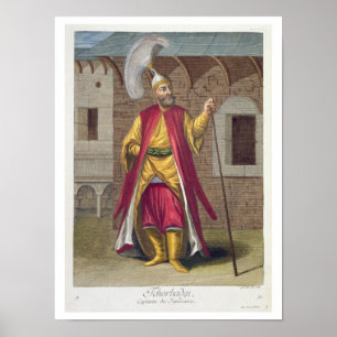Póster Tchorbadji, captain of the janissaries, 18th centu