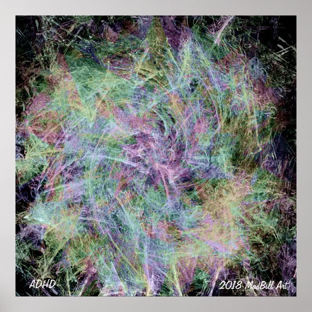 Póster TDAH de MadBill Art (Frente)