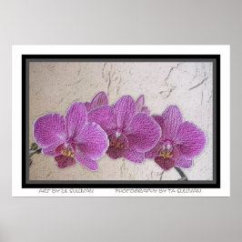 Póster TDGallery sobre el camino al cielo morado