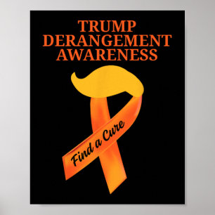 Póster Tds Conciencia sobre Trump Síndrome de Desangre Co