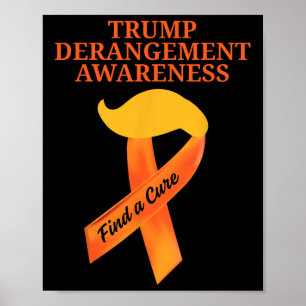 Póster Tds Conciencia sobre Trump Síndrome de Desangre Co