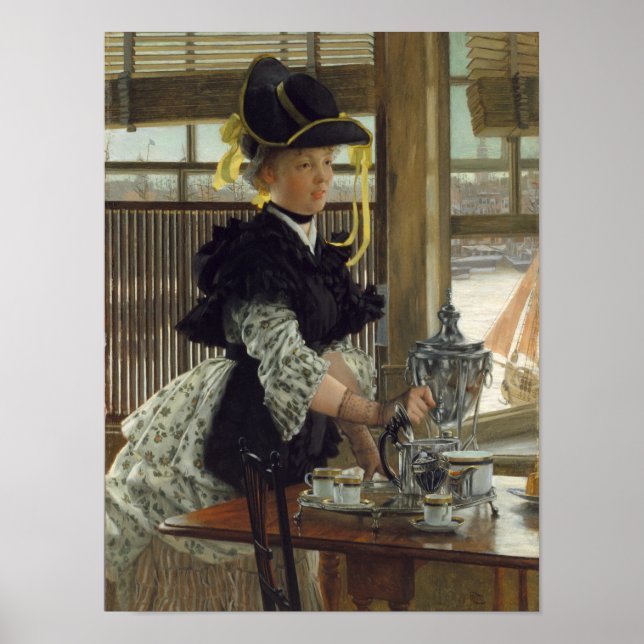 Póster Té | 1872 (aceite de madera) (Frente)