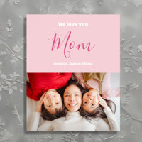 Te Ama Mamá Rosa Foto Minimalista