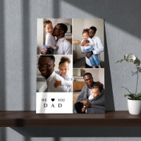 Te amamos el día del padre del Collage de fotos