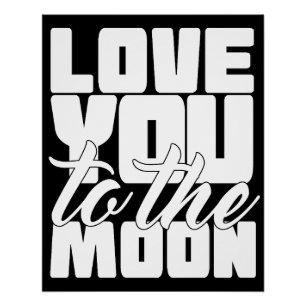 Póster Te Amas A La Luna
