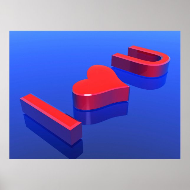 Póster Te Amo (Frente)