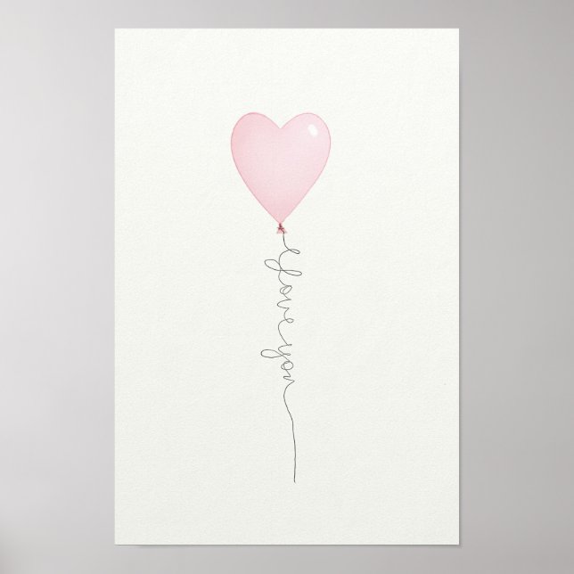 Póster Te Amo (Frente)