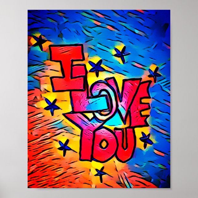 Póster Te Amo (Frente)