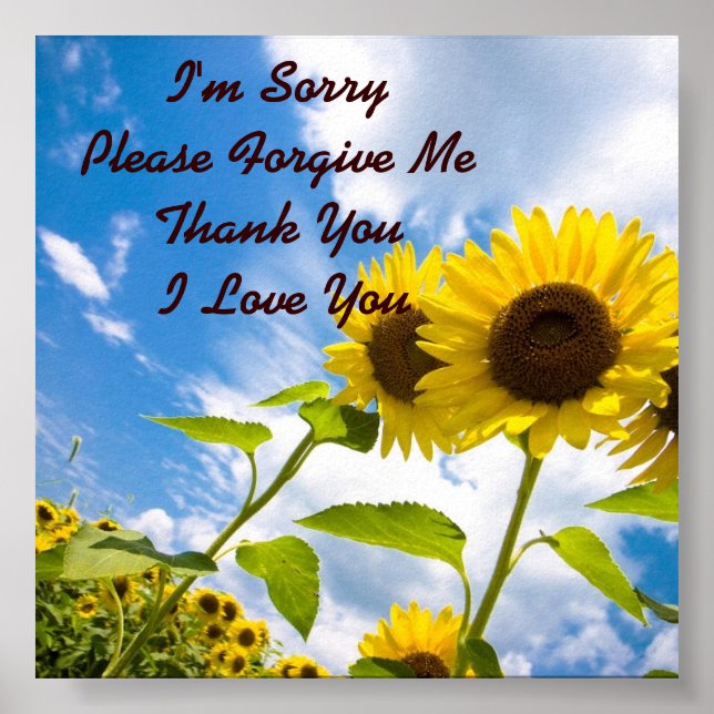 Póster Te Amo (Frente)