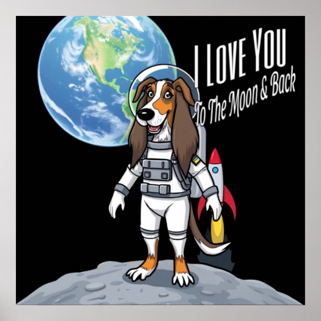 Póster Te Amo A La Luna Y A La Colina Afgana (Frente)