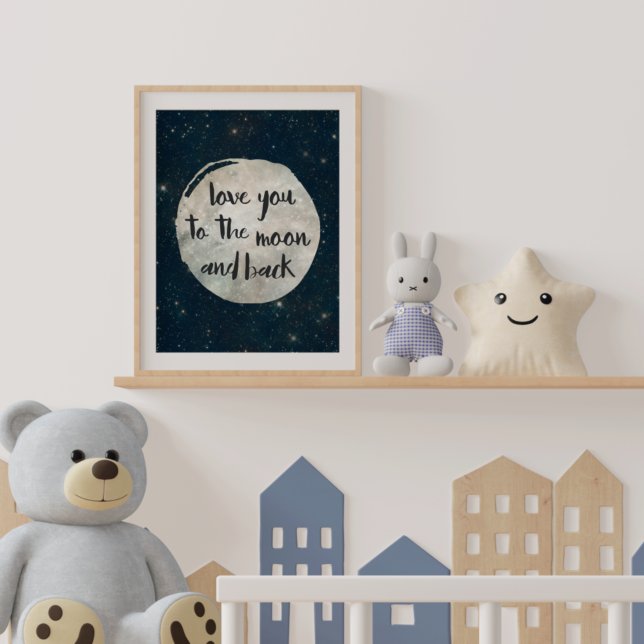 Póster Te amo a la luna y atrás (Subido por el creador)