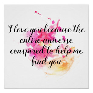 Póster Te amo adopción de Encouragment, acogida