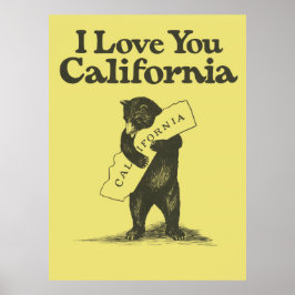 Póster Te Amo California