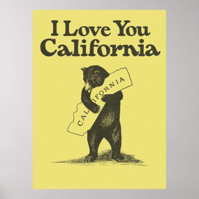 Póster Te Amo California (Frente)