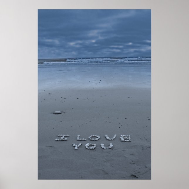 Póster Te Amo En La Playa (Frente)