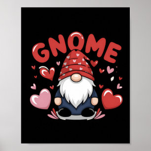 Póster Te Amo Gnome Qué Pegatina 1