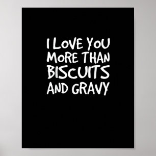 Póster Te Amo Más Que Salsa de Galletas Regalo Divertido 