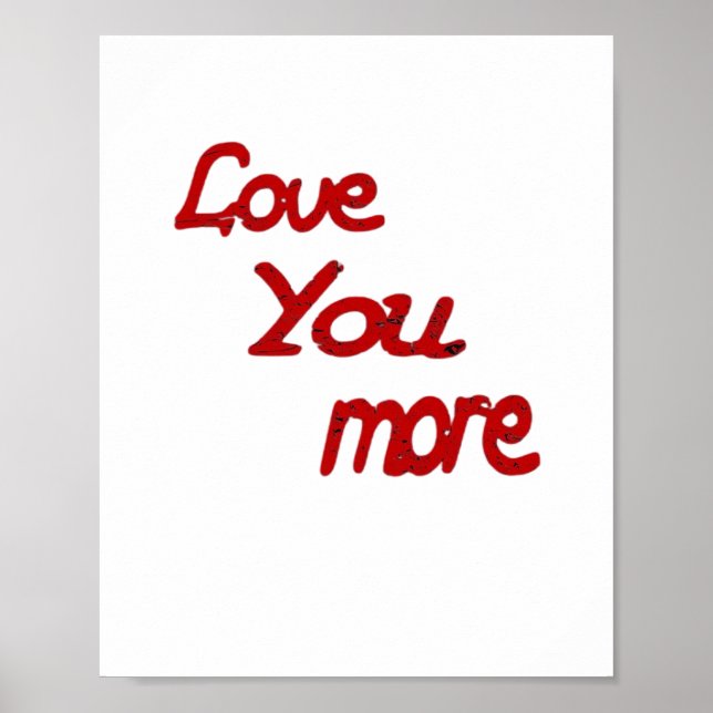 Póster Te Amo Más Vibe Romántico Tranquilo  (Frente)