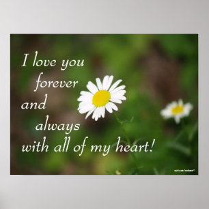 Póster Te Amo Por Siempre Poster