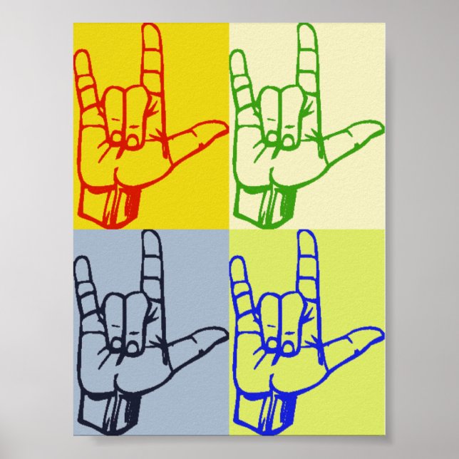 Póster Te amo (poster) (Frente)