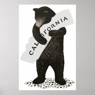 Póster Te amo Poster California