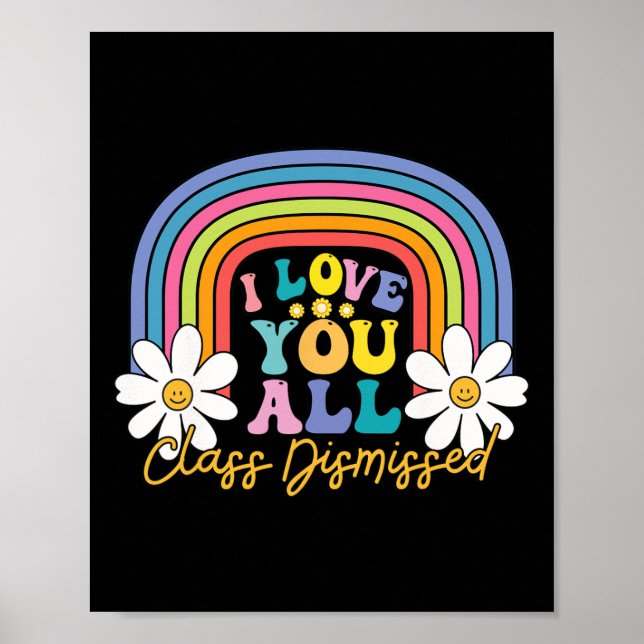 Póster Te Amo Toda Clase Despedida El Último Día De La Es (Frente)