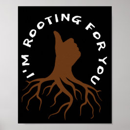 Póster Te apoyo - Thumbs Up Roots Art