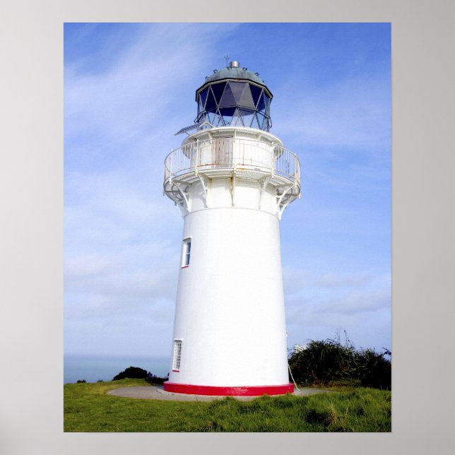 Póster Te Araroa, Nueva Zelanda. Un faro da (Frente)