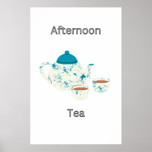 Póster Té Art Por La Tarde