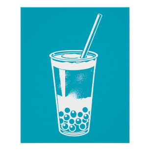 Póster Té de burbuja