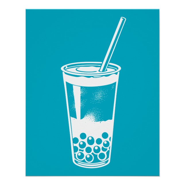 Póster Té de burbuja (Anverso)
