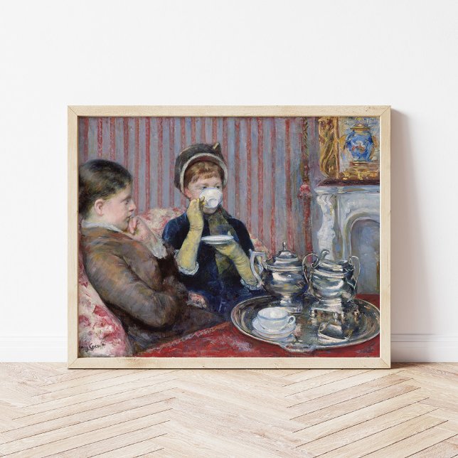 Póster Té De Cinco O'Clock | Mary Cassatt (Subido por el creador)