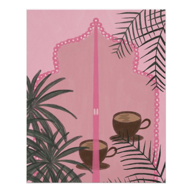 Póster Té de coco en un escondite tropical (Anverso)