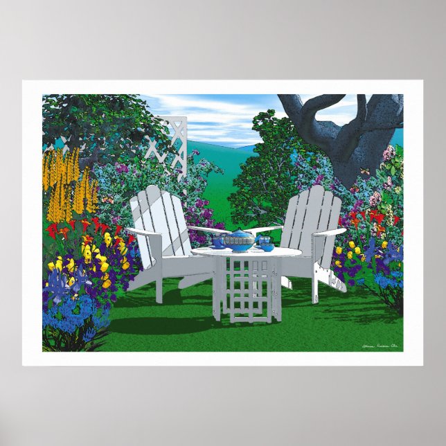 Póster Té de la tarde (Frente)