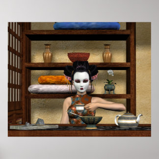 Póster Té de la tarde