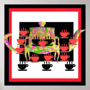 Póster Té de la tarde