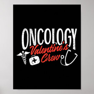 Póster Té de San Valentín de Oncología Equipo de Enfermer