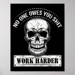 Póster Te Debe Trabajar Más Motivacional Divertido
