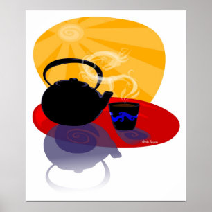 Póster Té del dragón