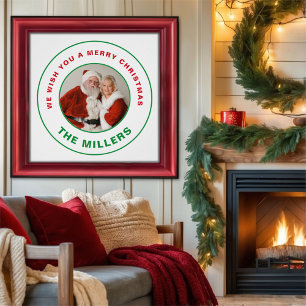 Póster Te Deseamos Una Feliz Navidad