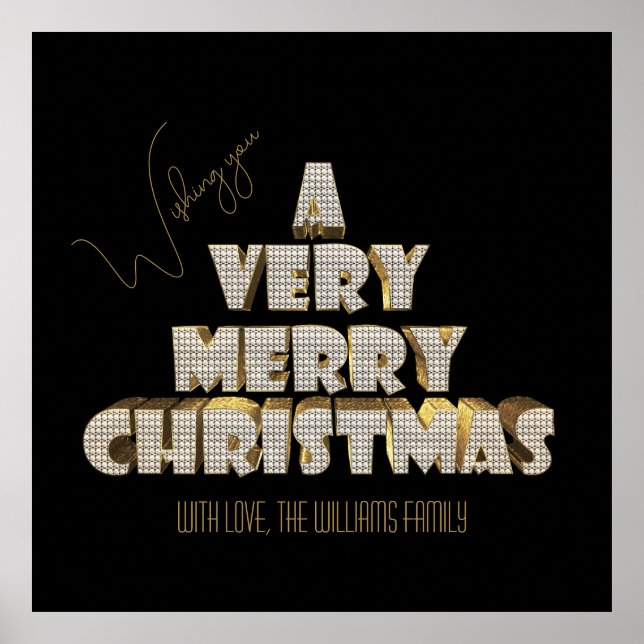 Póster Te deseo una feliz Navidad (Frente)