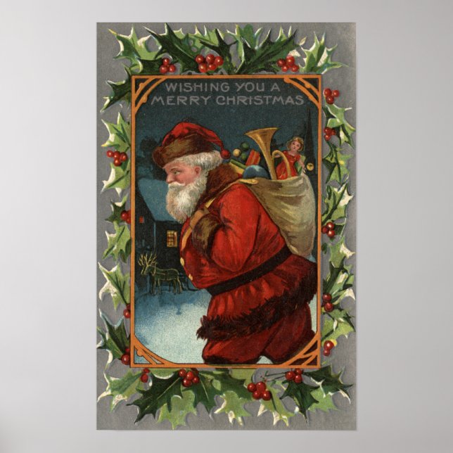 Póster Te deseo una feliz Navidad, Santa Marcha (Frente)