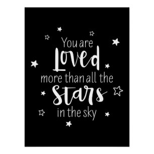 Póster Te Encantan Más Que Todas Las Estrellas Del Cielo