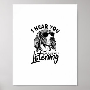 Póster Te escucho, solo que no estoy escuchando Foxhound