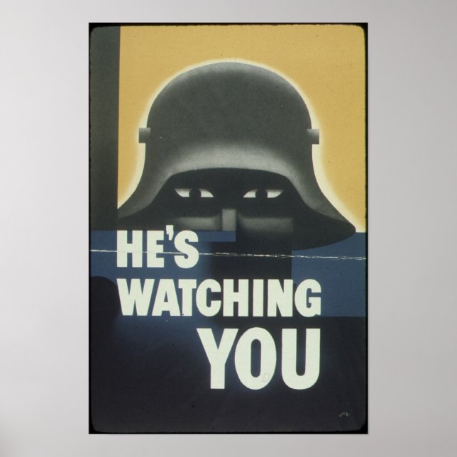 Póster Te está vigilando Poster (Frente)