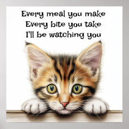 Póster Te estaré observando