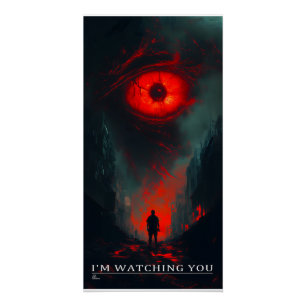 Póster Te estoy vigilando